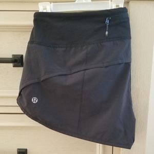 Lululemon speed shorts black size 8